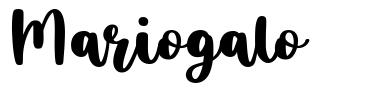 Mariogalo font