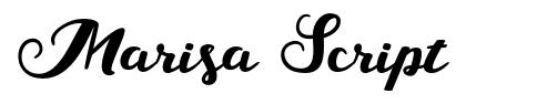 Marisa Script font