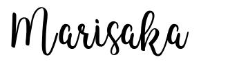 Marisaka font