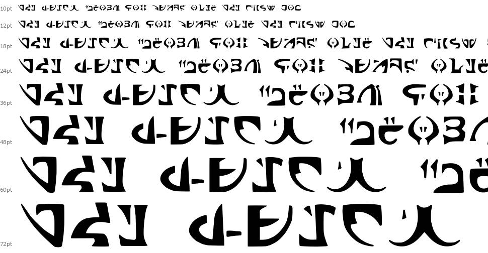 Markbats 12 písmo Vodopád