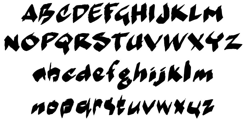 Marker Moe II font Örnekler