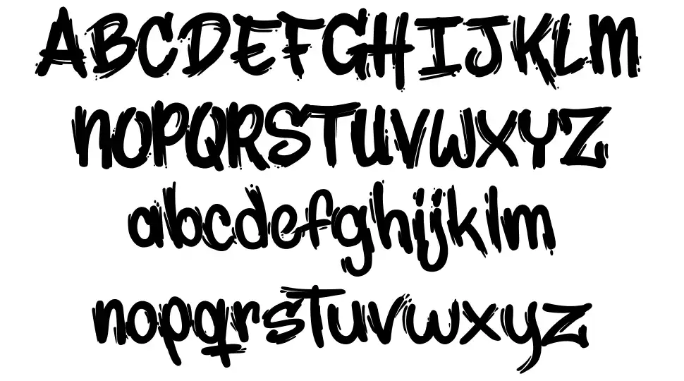 Marker No2Hun font by HighUpNorth LLC FontRiver