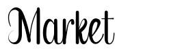 Market шрифт