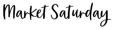 Market Saturday font