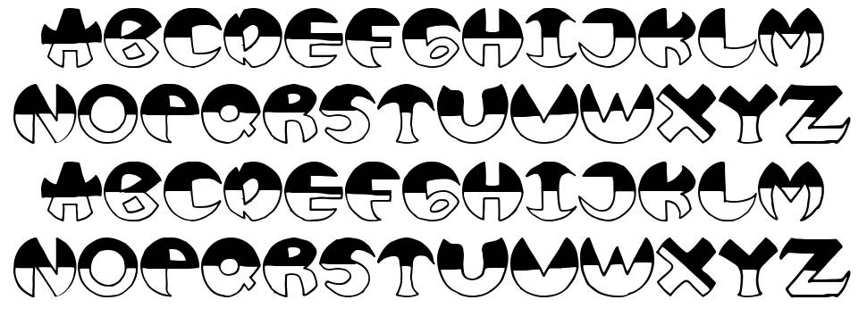 Marklow 字形 标本