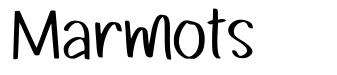 Marmots font