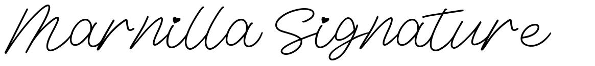 Marnilla Signature schriftart