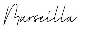 Marseilla шрифт