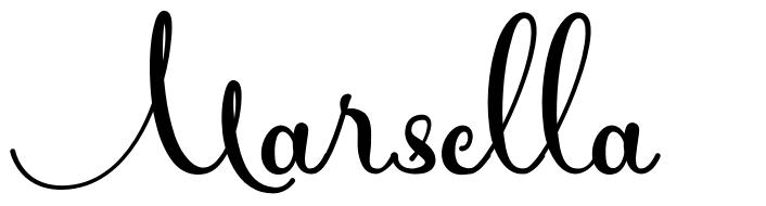 Marsella шрифт