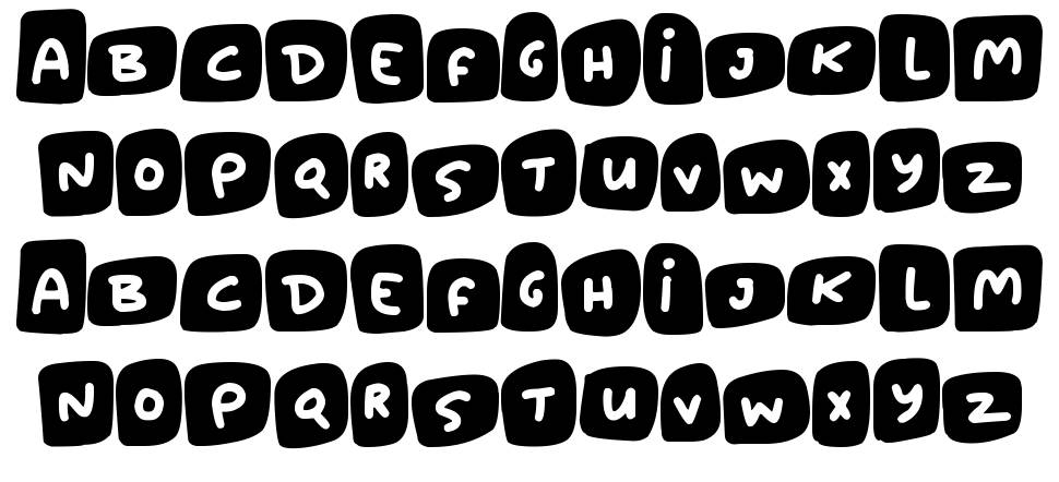 Marshmallows フォント 標本