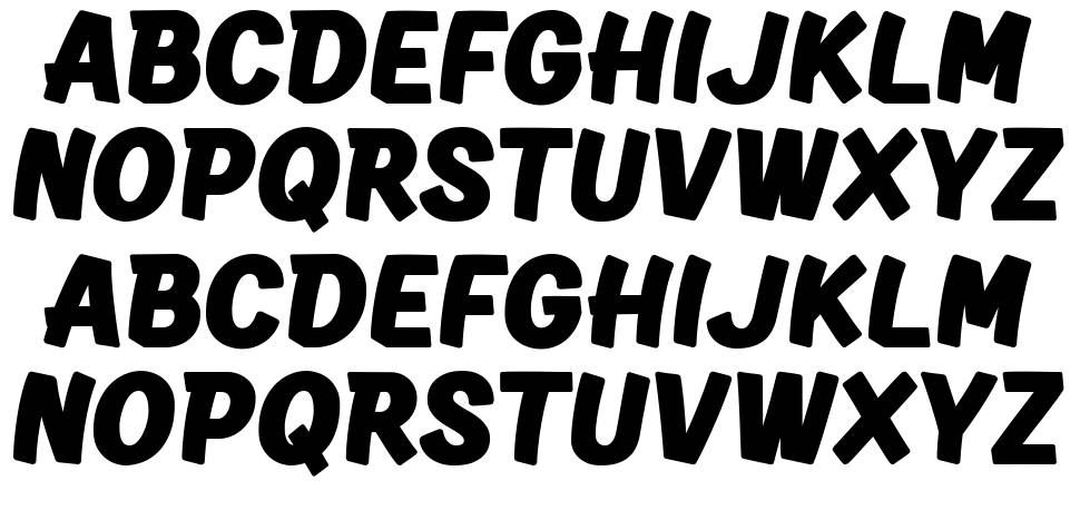 Martellas Sans font specimens