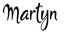 Martyn font