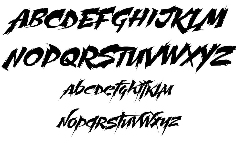Martyric font specimens