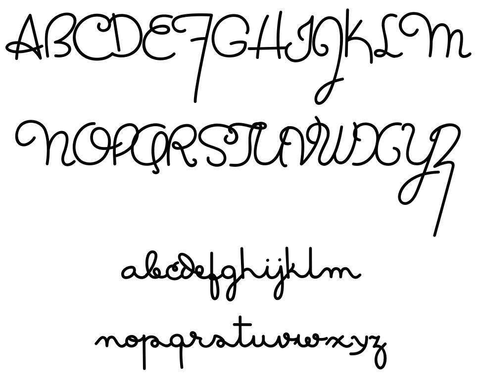 Masana Script font specimens