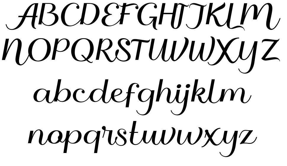 Masculine Script font specimens