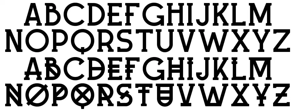 Mash Up Font By Ilyas Yunusov FontRiver