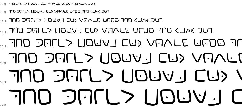Masonic Cipher písmo Vodopád