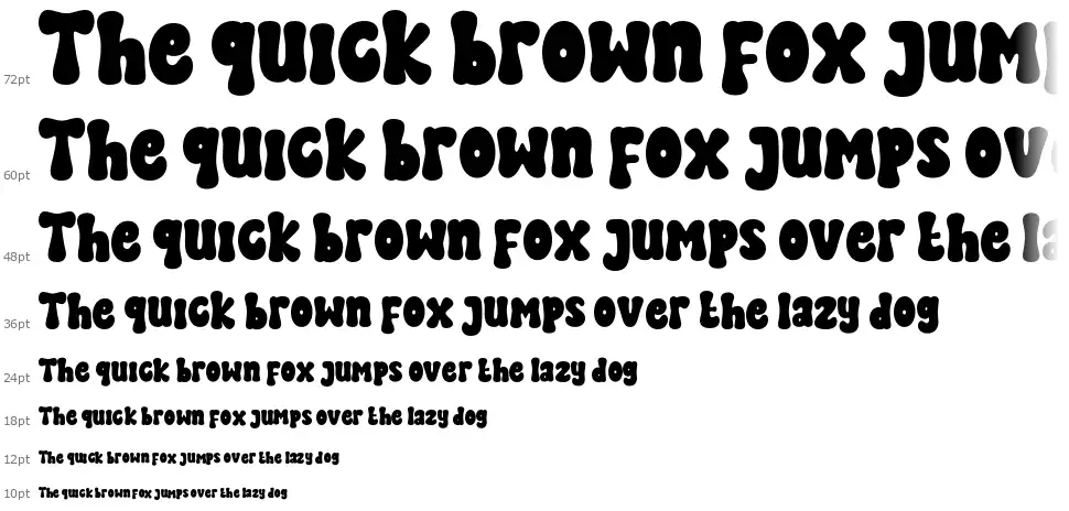 Master Retro Waterfall Master Retrofont waterfall