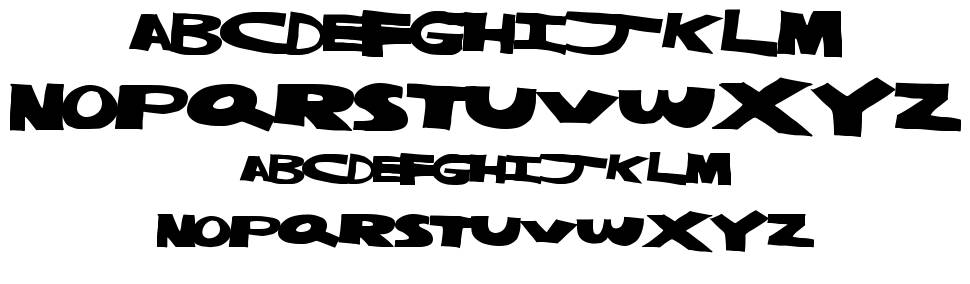 Master Strike font specimens