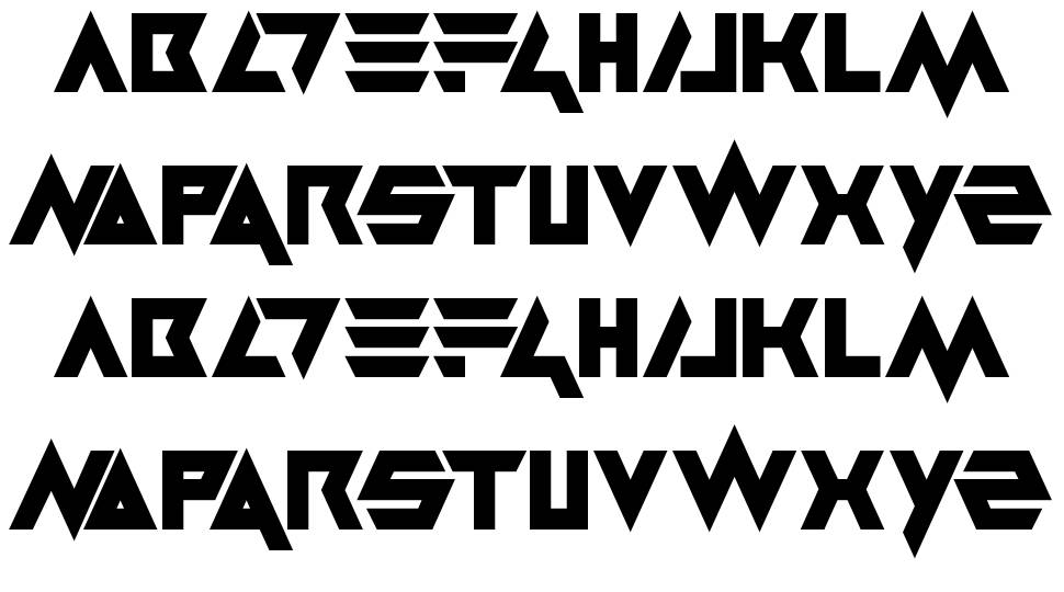 Masterblast font specimens