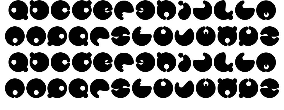 Masterpanda font specimens