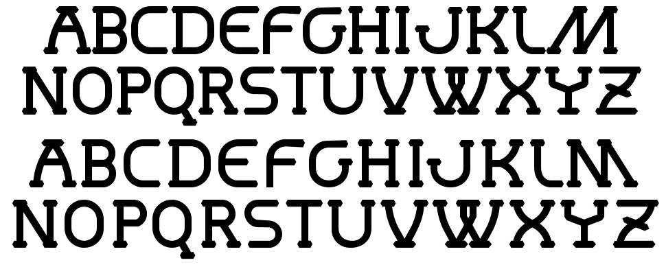 Mastum font specimens