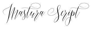 Mastura Script schriftart