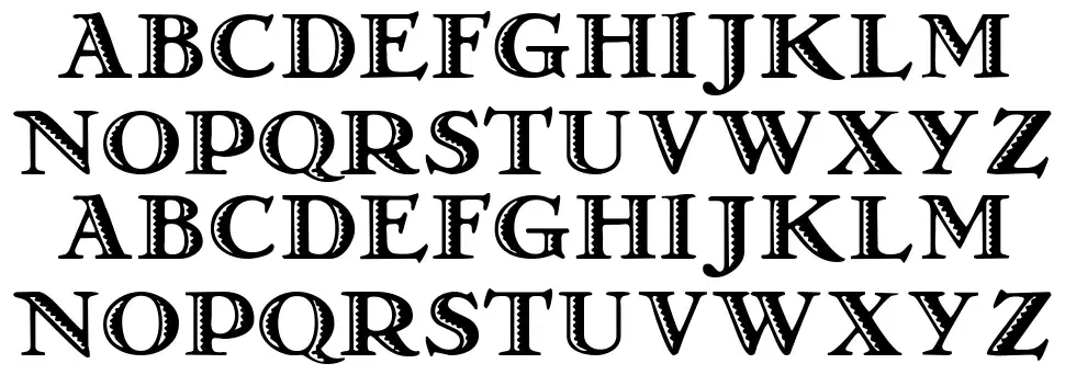 Matadorfont specimens