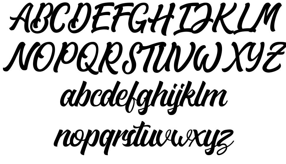 Matane font Örnekler