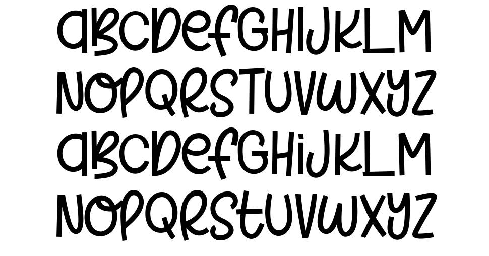 Matcha Smoothies font Örnekler