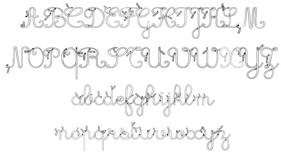 Maternellecolor Creuse 字形 标本