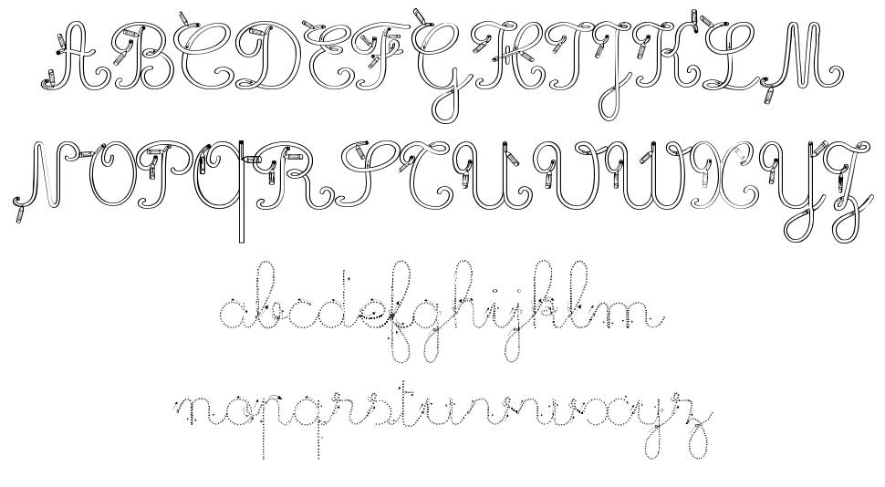 Maternellecolor Trace Cursive písmo