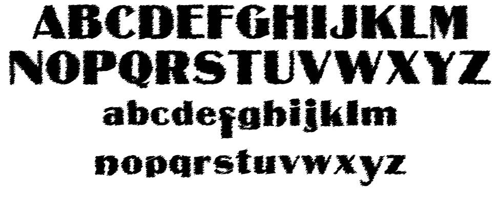 MateusBold font specimens