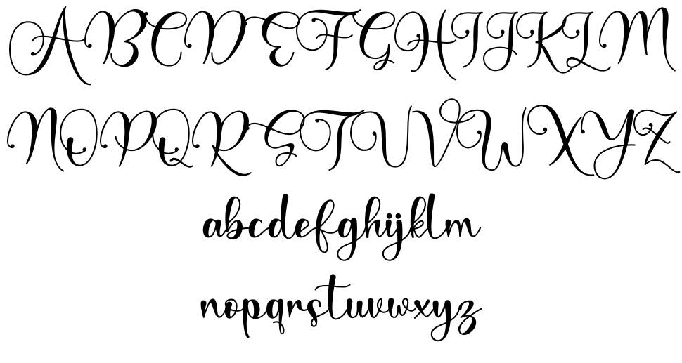 Mathella font Örnekler