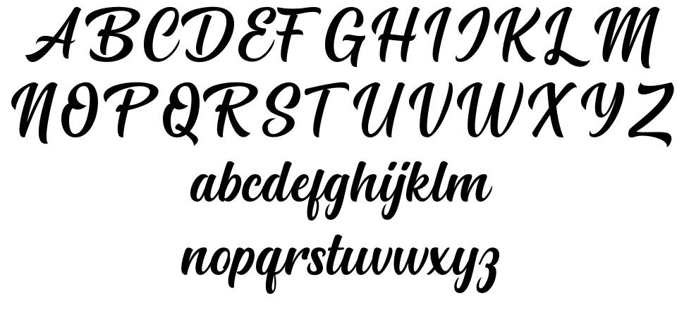 Mathline font specimens