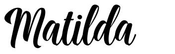 Matilda шрифт