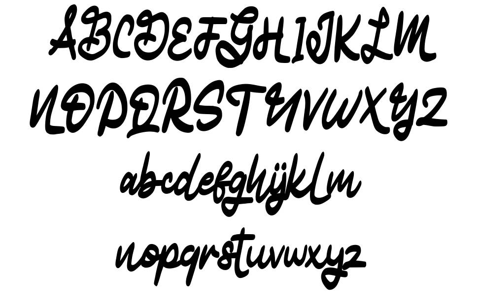 Matody font specimens