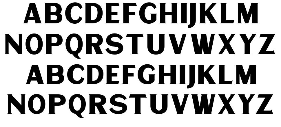 Matrole font Örnekler