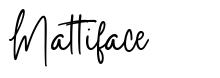 Mattiface font
