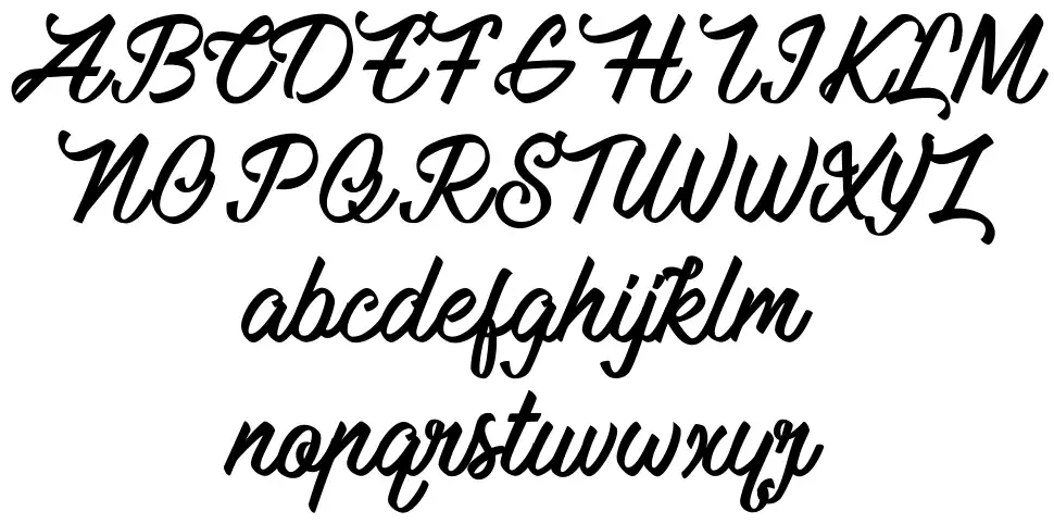 Mauritian Vibrationfont specimens