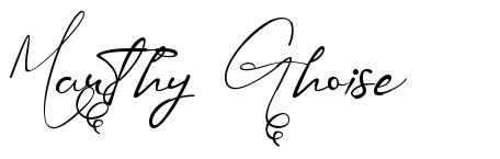 Mauthy Ghoise font