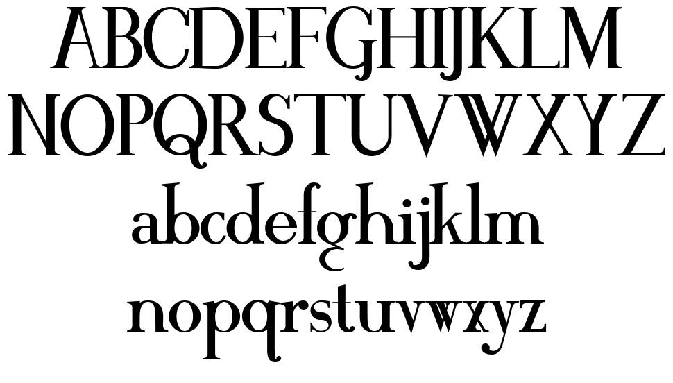 Mawns' Serif carattere I campioni