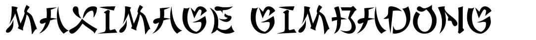 Maximage Gimbadong 字形