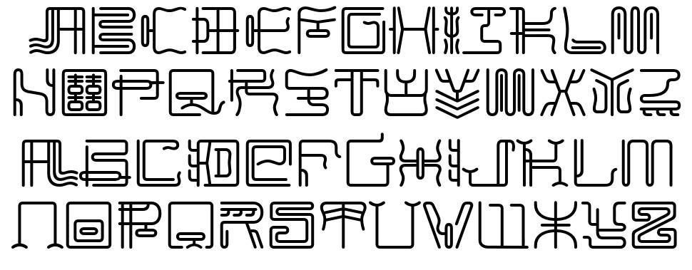 Maximage ZhiLong font specimens