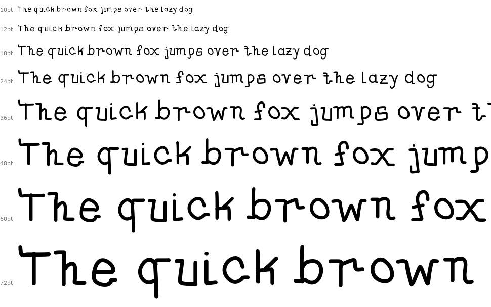 May Handwrite шрифт Водопад