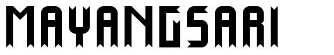 Mayangsari шрифт