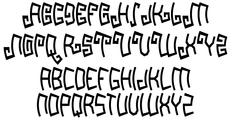 Mayapan font Örnekler