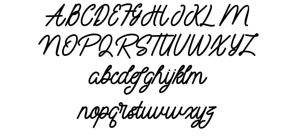 Mayasarilah font specimens