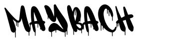 Maybach шрифт