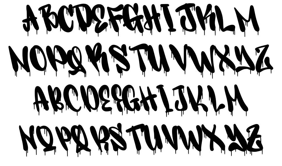 Maybach font specimens